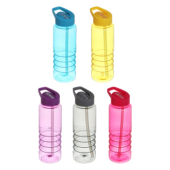 Спортивная бутылка тм BY SPORT, 650мл, 22х7см, 5 цветов