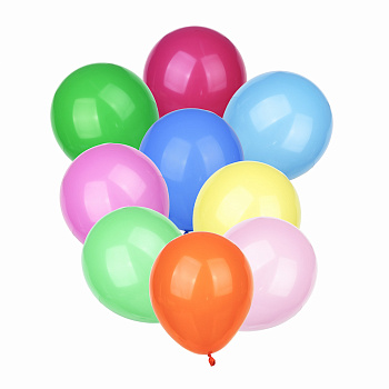 Набор воздушных шаров тм Fntastic 10шт, латекс, 10", микс цветов пастель