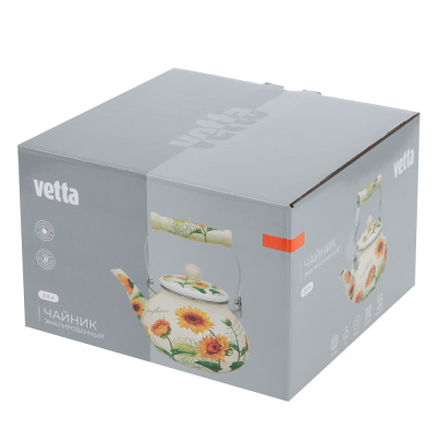 VETTA Подсолнухи Чайник эмалированный, 2,5л, индукция