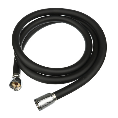 RAIN Шланг для душа, 150см, 1/2"(Имп)-1/2"(Имп), ПВХ, латунь, антитвист, черный RAIN Шланг для душа, 150см, 1/2"(Имп)-1/2"(Имп), ПВХ, латунь, антитвист, черный