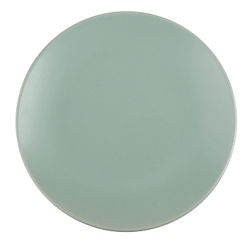 MILLIMI Тарелка десертная 20х2.5см, керамика, оливковый