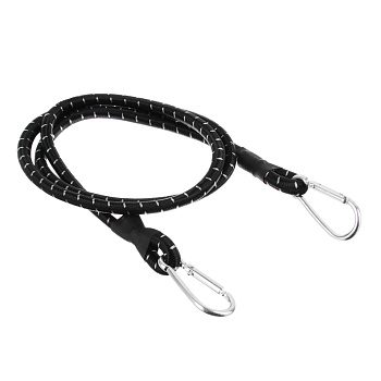 ЕРМАК Шнур эластичный с карабинами, длина 1,2м