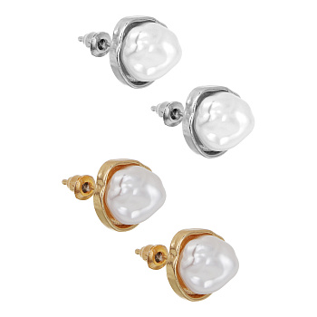 Серьги, медь, сплав, 2 дизайна, БЖ25-8