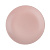 Тарелка закусочная 19см, тм MILLIMI розовый, керамика