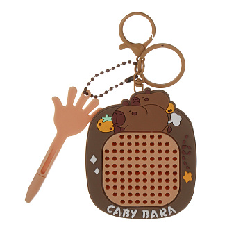 Игрушка брелок "Магнитный планшет", 10х15,5см, PVC, ABS, металл, микс