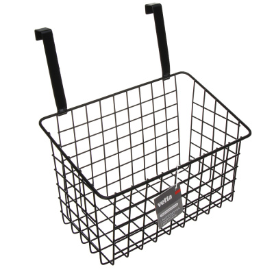Корзина подвесная для кухонных шкафов тм VETTA, 25,5х14,5х27см, металл, цвет черный