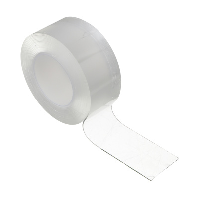 Клейкая лента двусторонняя, многоразовая, тм ЕРМАК, 30мм х 3м x 1мм