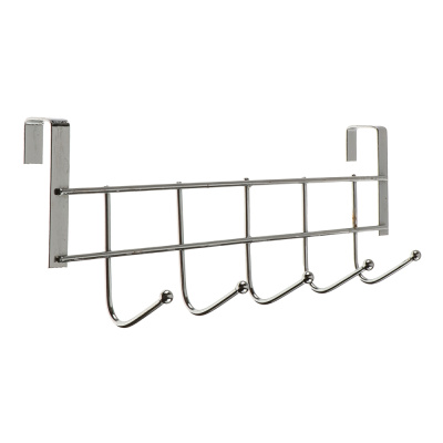 Вешалка накидная на дверь, 5 крючков, тм VETTA, 24,5х2,5х9,5 см, металл