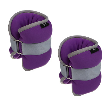 Утяжелители для ног и рук, 2шт по 2.0кг тм BY SPORT, 36x15см, неопрен, металлическая стружка