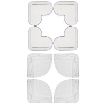 Накладки на углы тм VETTA, треугольные, 4 шт, ПВХ, 4см,  2 дизайна