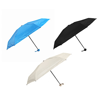 Зонт-мини механика в чехле, диаметр 90 см, 6 спиц, сплав, пластик, полиэстер, UF, 3 цвета