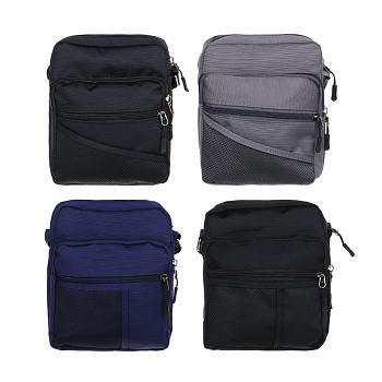 Сумка молодежная через плечо тм ЮL, полиэстер, пластик, 21х16х9см, 2 цвета, 2 дизайна