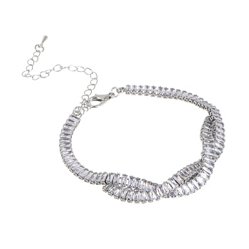 Браслет, медь, цирконий, БЖ25-6