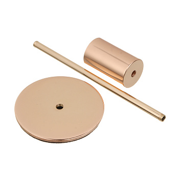 Подсвечник тм LADECOR на ножке металлический 6,5x16 см, 2 цвета