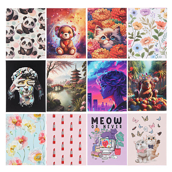 ЮНИLOOK Зеркало настольное, трансформер, картон, 13,5x17,2см, 12 цветов