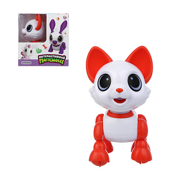 ИГРОЛЕНД Игрушка "Интерактивный питомец" котенок, ABS, звук, свет, движ., 2хAAA, 12,5х8х13,5 см