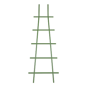 Опора для комнатных растений 50х18см, зеленая, пластик