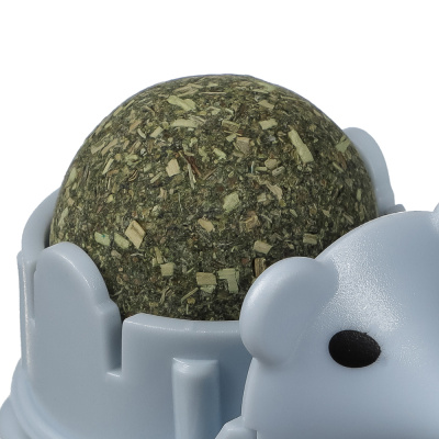 Игрушка-чесалка для кошек тм VETTA, ёжик с мятой, 7,5см