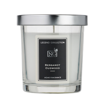 NEW GALAXY Свеча ароматизированная LEGEND COLLECTION, 88 гр, Bergamot Oudwood