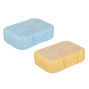 Орра Ланч-бокс 0,85л (18х12,5х5,5см), пластик, 2 цвета