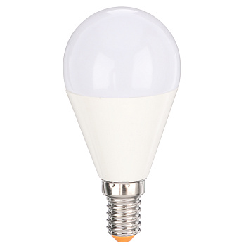 Лампа светодиодная BY шар G45 7 Вт, E14, 630 Лм, 4000 K, 175-265 В, Ra>80, IRF <5%,IC, 2 года гар.