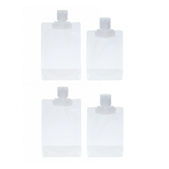 Набор мягких дорожных емкостей 4 шт тм ЮНИLOOK (100 мл х 2 шт, 50 мл х 2 шт)