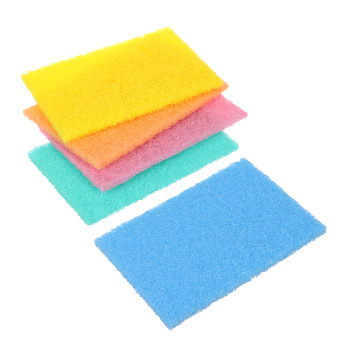 Губки для мытья посуды тм VETTA, 5 шт, 15х10х0,8см, полипропилен, цвет микс