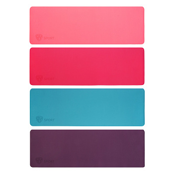 Коврик для йоги и фитнеса, тм BY SPORT, 183х61х0,6см, TPE