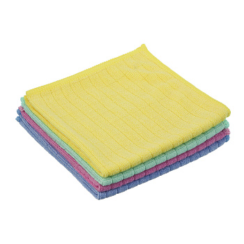 VETTA Салфетка из микрофибры в клетку, универсальная, 30х30см, 220г/кв.м. 4 цвета