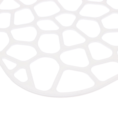 Решетка в раковину, 30х30см, пластик, цвет белый