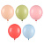 Набор воздушных шаров 10шт, тм Веселая Затея, 30см, макарунс