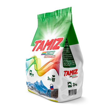 Стиральный порошок TAMIZ автомат универсал п/э, 3 кг