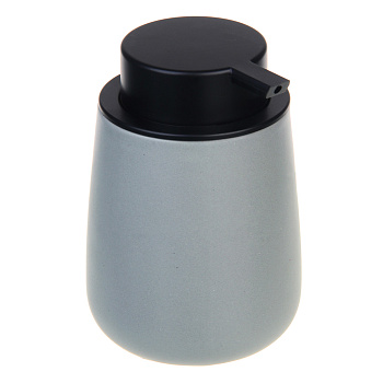 VETTA Дозатор для жидкого мыла, 320 мл, 13x9x9 см, керамика, "Космос", серый