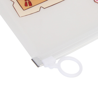 Папка на молнии А4 "Друзья товарищи", толщина 180мкм, ПП, 4 дизайна