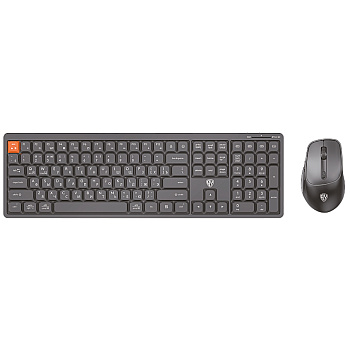 BY Набор беспроводной клавиатура и мышь TOP 2.4GHz+BT 110 кл,6D бесш.клик,copy-paste,акб,черный