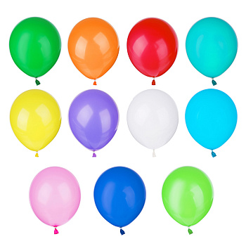 Набор воздушных шаров тм Fntastic, 10 шт, 12",  цветные в пакете
