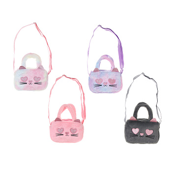 Сумка детская мягкая "Котёна", полиэстер, тм ИГРОЛЕНД, 17х12 см