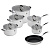 BY COLLECTION Harp Набор посуды кухонной 11пр, нерж.сталь