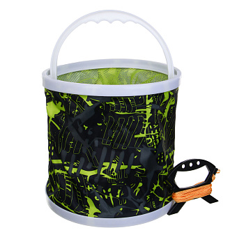 Ведро для рыбалки с сеткой тм AZOR FISHING, 11 л