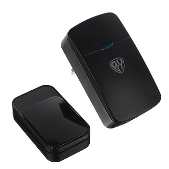 BY Звонок дверной электрический с кинетической кнопкой "Кинетик" (бат. не нужны), 230В, 38 мелодии