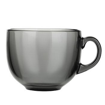 ОСЗ Кружка-бульонница 500мл, графит, стекло