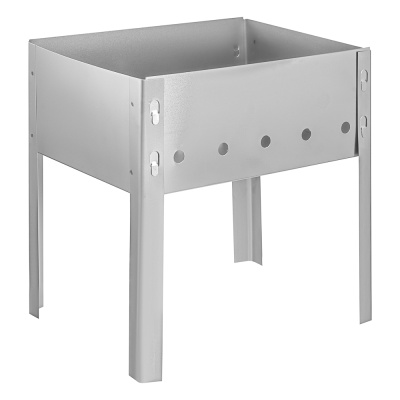 Мангал сборный "Эконом" тм GRILLBOOM, сталь 0,4мм, 35*25*35 см, с шампурами