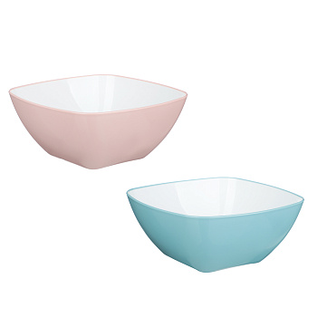 Салатник DUO 2л, пластик, 2 цвета