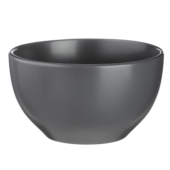 MILLIMI Салатник 710мл, 14х8см, керамика, графит