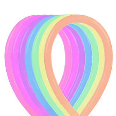 Набор воздушных шаров для моделирования тм Fntastic, насос, 20 шт, 30см, микс цв. макарун