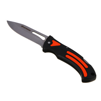 Нож туристический складной тм ЕРМАК, 17,4 см, 2CR13, ABS пластик