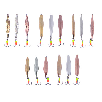 AZOR FISHING Блесна зимняя "Змейка" с чертиком на цепочке, 5 видов