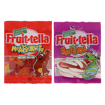 Мармелад жевательный Fruittella, в ассортименте, 70 г