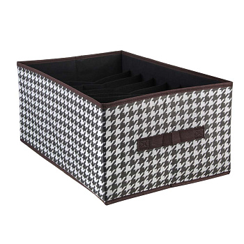 Органайзер для хранения тм VETTA Вудхауз, 8 отделов, полипропилен, картон, 44*30*20см