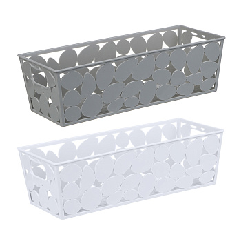 Корзинка для хранения тм VETTA, пластик, 25,5x10x7,5см, 2 цвета